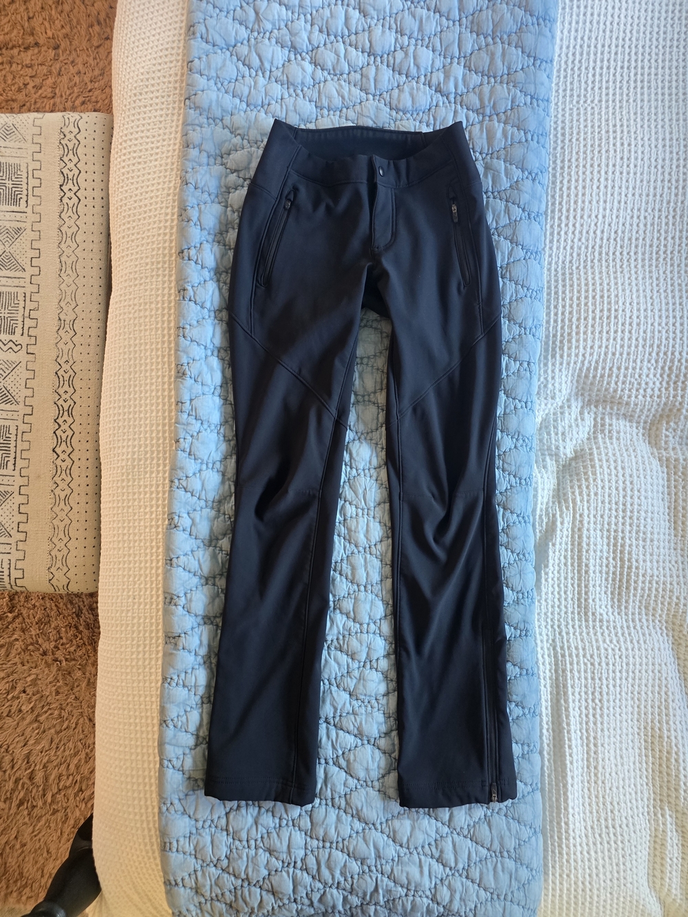 Columbia Women's McCloud Falls Omni-Heat Softshell Pants Black Size 4 Tall 32L